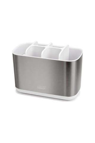Joseph Joseph Easystore Steel Diş Fırçalık - Beyaz/gri Beyaz - Gri