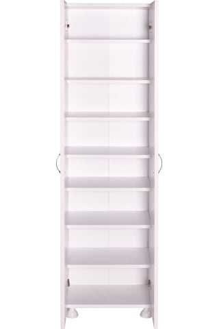 2 Kapaklı 8 Bölmeli Dolap Beyaz