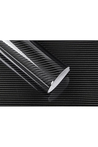 152cmx20cm 5d Siyah Ultra Parlak Hava Kanallı Karbon Folyo