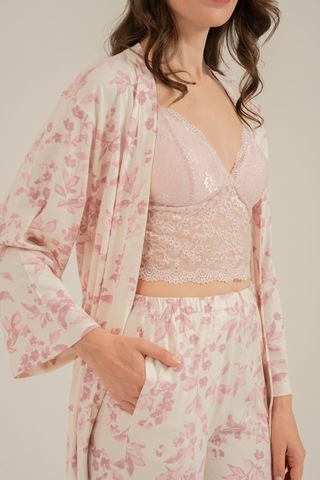 Arnetta Kadın Roses Krem Braletli Pijama Takımı Ar3746-s-v1 Ar3746-s-v1 Pembe