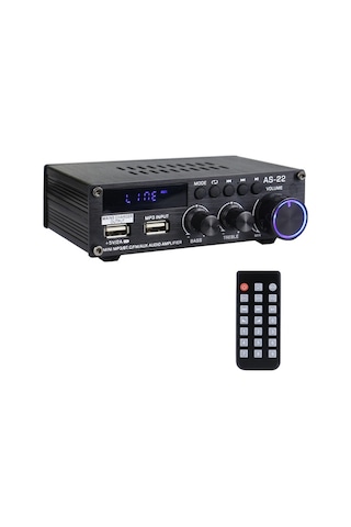 Padalink 12v Bluetooth Oto Ve Ev Amplifikatörü - 30w+30w Güç, Alüminyum Gövde, 20-20khz Frekans Aralığı, Avrupa Şarj Aleti Siyah