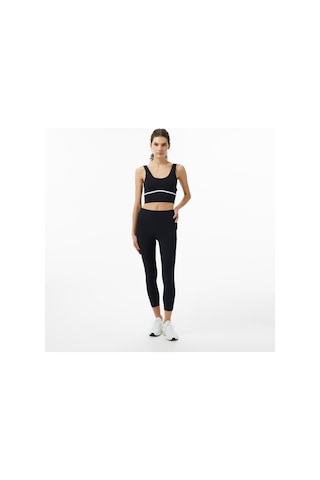 Under Armour Meridian Piped Crop Kadın Siyah Koşu Atlet 6003529 2800282