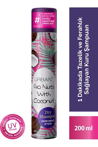 Urban Care Go Nuts With Coconut Kuru Şampuan 200 ML