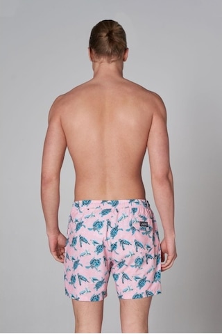 John Frank All Over Erkek Mayo Şort jfssswl50-turtle-pink-17761 001