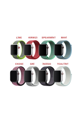 Apple Uyumlu Watch Sport Loop Örgü Bant 42-44 MM