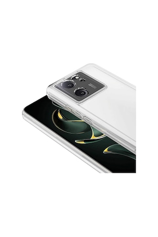 Xiaomi Uyumlu Mi 13t Pro Kapak Kamera Korumalı Süper Silikon Şeffaf Kılıf