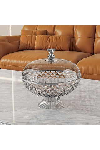 Trendooze Meyve Sepeti Standı - Düğün & Parti Tezgahı - Açık Gri Açık Gri