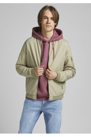 Jack & Jones Fermuarlı Bomber Ceket 12165203 Crockery Bej