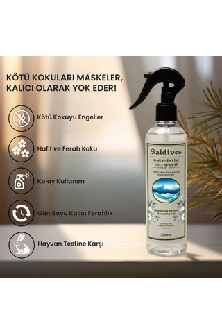 Saldives Dağ Esintisi Oda Spreyi 350 Ml Fragrance