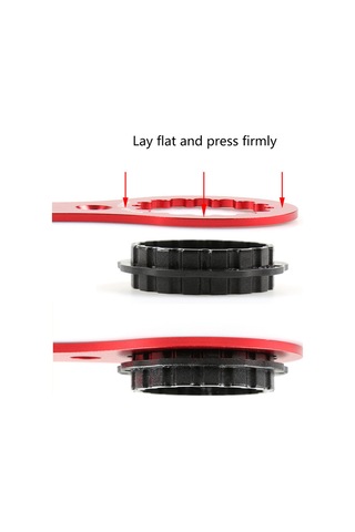 Dianziye Alüminyum Alçı Ana Mil Anahtarı - Bisiklet Tamiri İçin Çok Amaçlı 24-25mm Düz Dişli Taşınabilir Aracı