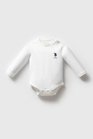 U.S. Polo Assn. U.s. Polo Assn Erkek Bebek Mavi 3lü Body Set Mavi