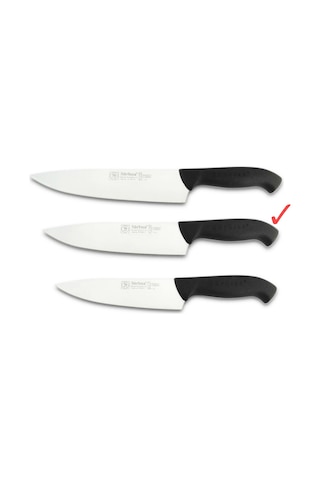 Sürmene Sürbısa 61180 Şef Aşçı Bıçağı Siyah