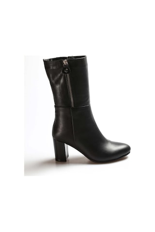 Hakiki Deri Kürklü Kadın Yüksek Topuk Çizme 064kza531 001