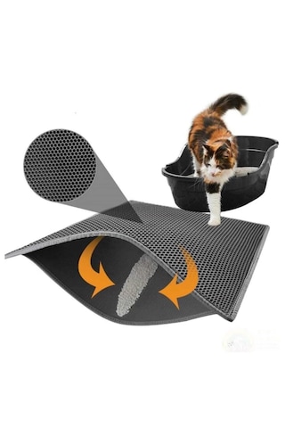 Hasby Elekli Kedi Tuvaleti Önü Paspası 60 x 45 CM