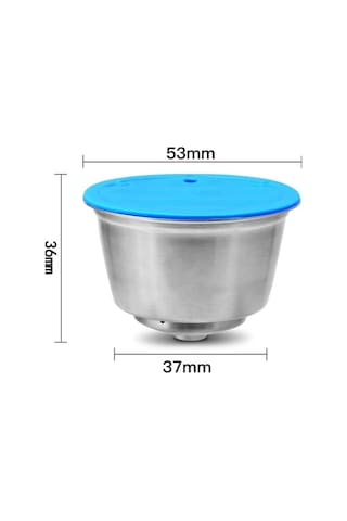 Dancemonkey Dolce Gusto Uyumlu Paslanmaz Çelik Kahve Filtresi - Yeniden Kullanılabilir Diğer