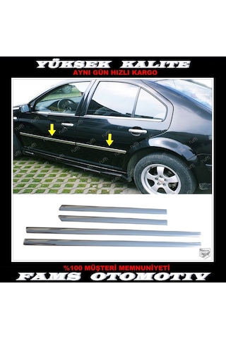 Vw Bora Krom Yan Kapı Çıtası 4 Kapı 1998-2004 P. Çelik