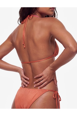 Koton Yanları İpli Üçgen Bikini Altı Kahverengi 6sak00018mm Kahve