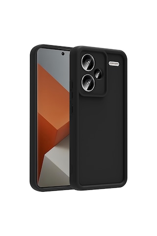 Goocamp Redmi Note 13 Pro Plus Kılıf Kamera Korumalı Ananas Kapak - Siyah Siyah