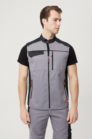 Allium Yazlık İş Ve Outdoor Yelek Gri-siyah