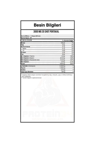 Nutrend L Carnıtıne 3000 Mg 20 Ampül