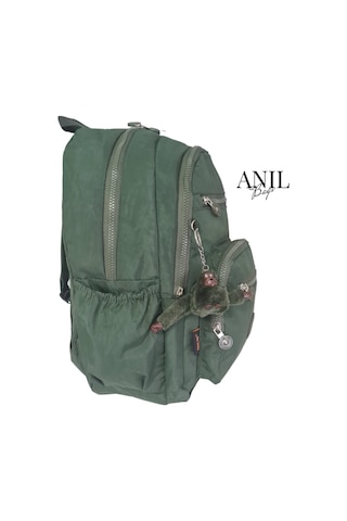 Anılbags Krinkıl Haki Kumaş Suya Dayanıklı Klinkır Sırt Çantası/laptop Haki