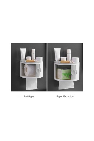 Kangvka Siyah Modern Duvar/üst Tezgah Monteli Su Geçirmez Pp Materyal Mutfak/banyo Bezi Ve Küçük Eşya Saklama Kutusu Diğer