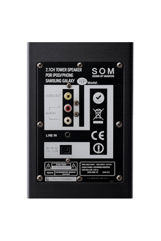 Som Tower Speaker Ohm-1608 Bluetooth Dikey Hoparlör