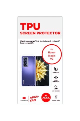 Honor Magic V2 Arka Ve Yan Kaplama Tam Kaplayan Hd Film