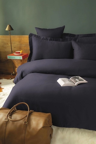 Simply Antrasit 210 Tc 83 Tel Pamuk Saten Çift Kişilik Nevresim Takımı Antrasit