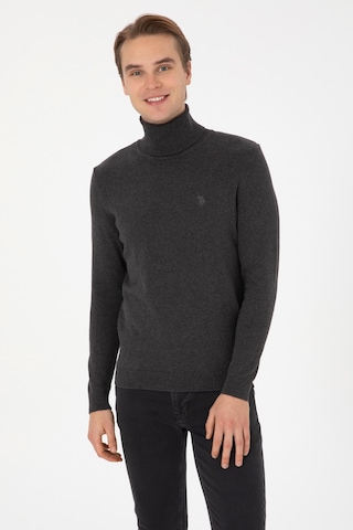 U.s. Polo Assn. Erkek Antrasit Melanj Kazak /triko 50313640-vr081 Antrasıt Melanj