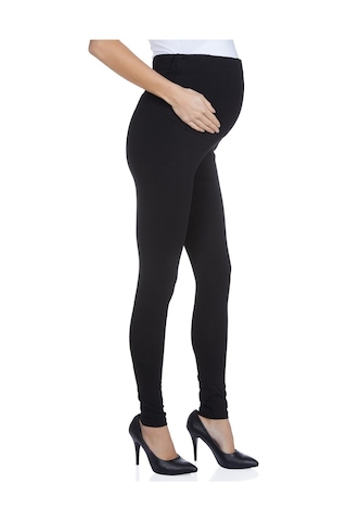 Luvmabelly Maternity 8001-8002-8009 Hamile Pamuk Tayt-siyah