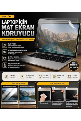 Lenovo Legion 5 15.1'' Uyumlu Mat Nano Ekran Koruyucu Yansıma Önleyici Lenovo Legion 5 15.1'' Uyumlu Mat Nano Ekran Koruyucu Yansıma Önleyici