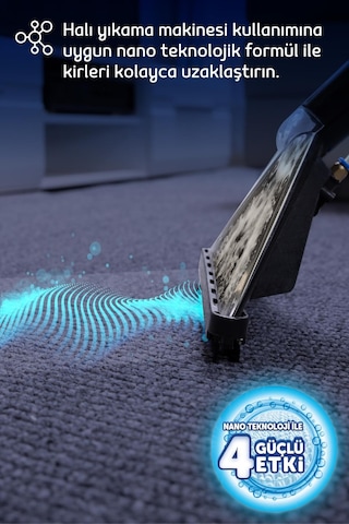 Fakir Nano Teknoloji İle Makine Halı Ve Koltuk Şampuanı 4 x 1 L