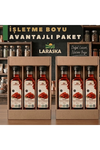Organik Hurma Suyu Konsanteresi 330g X 6 İşletme Boyu Avantajlı Paket