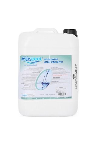 Sıvı Parlatıcı Berraklaştırıcı Topaklayıcı Havuz Kimyasalı 20 Kg