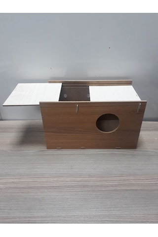 Muhabbet Kuşu Yuvalık Çift Sürgülü Orta Boy