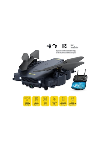 Corby Drones Cx036 Skyline Smart Drone 720p Gri