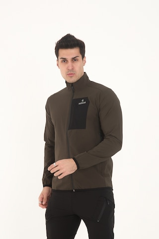 Camp Scoutland Camp255 Outdoor Tactical Su İticili Erkek Fermuarlı Taktik Sweatshirt Haki
