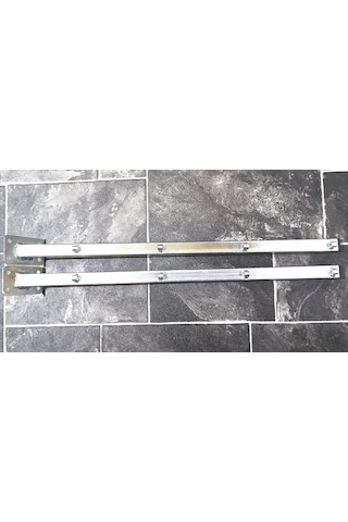 Çamaşırlık Demiri Demir Balkon Çamaşırlık Kurutmalık Duvar Tipi Gümüş