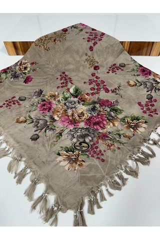 Sökme Boncuklu Pamuk Yazma - 05651 Vizon,kahve