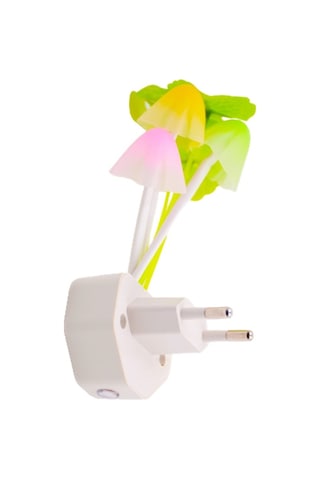 Petrix Çiçekli Dekoratif Rgb Sensörlü Gece Lambası Çok Renkli