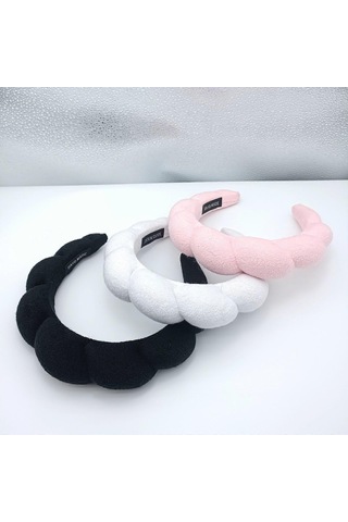 2023 Yeni Kafa Bandı Pembe Beyaz Mavi Yeşil Siyah Saç Aksesuarlarıbeyaz Çok Renkli