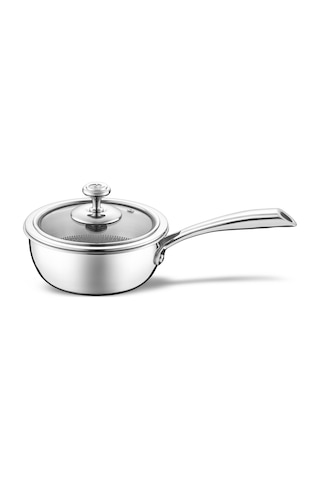 Jumbo Gourmet 3ply İndüksiyon Tabanlı Sos Tenceresi 16 Cm Çelik