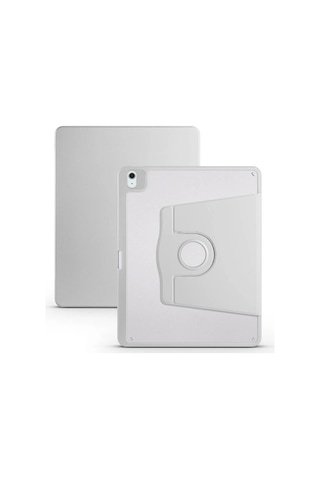 Apple Uyumlu iPad, Air 13 2024 Kılıf Redclick Termik Kalem Bölmeli Dönebilen Standlı Kılıf