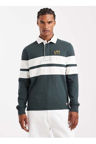Superdry Yeşil Erkek Regular Fit Çizgili T-shirt M6010909a-h5x Haki