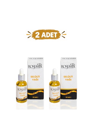 Rosemix - 124 - - Selülit Bakım Yağı 30 Ml - 2 Adetlik - Shophnrl - Set Ürün