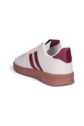 Matzeliger Mzg1263 Sneaker Spor Ayakkabı Krem-bordo