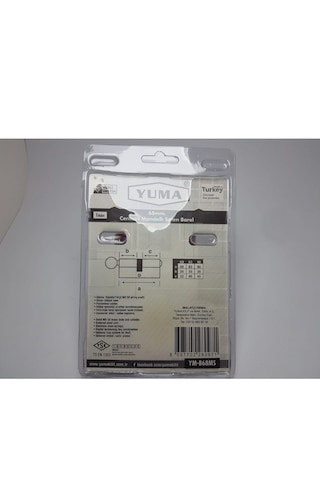 Yuma Cerman Mandallı 68 Mm Standart Saten Enka676