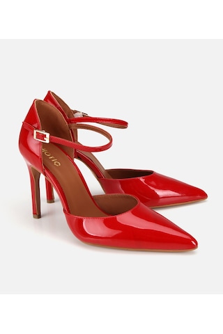 Hotiç Kadın Rugan Deri Kırmızı Bilekten Bağlamalı Stiletto 01ayh321930a750 01ayh321930a750