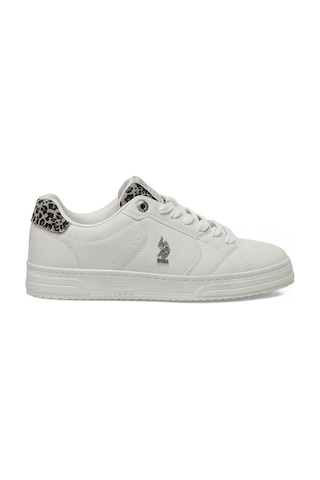 U.s. Polo Assn. Prelo 6fx Beyaz Kadın Sneaker 000000000102158180 Beyaz-leopar